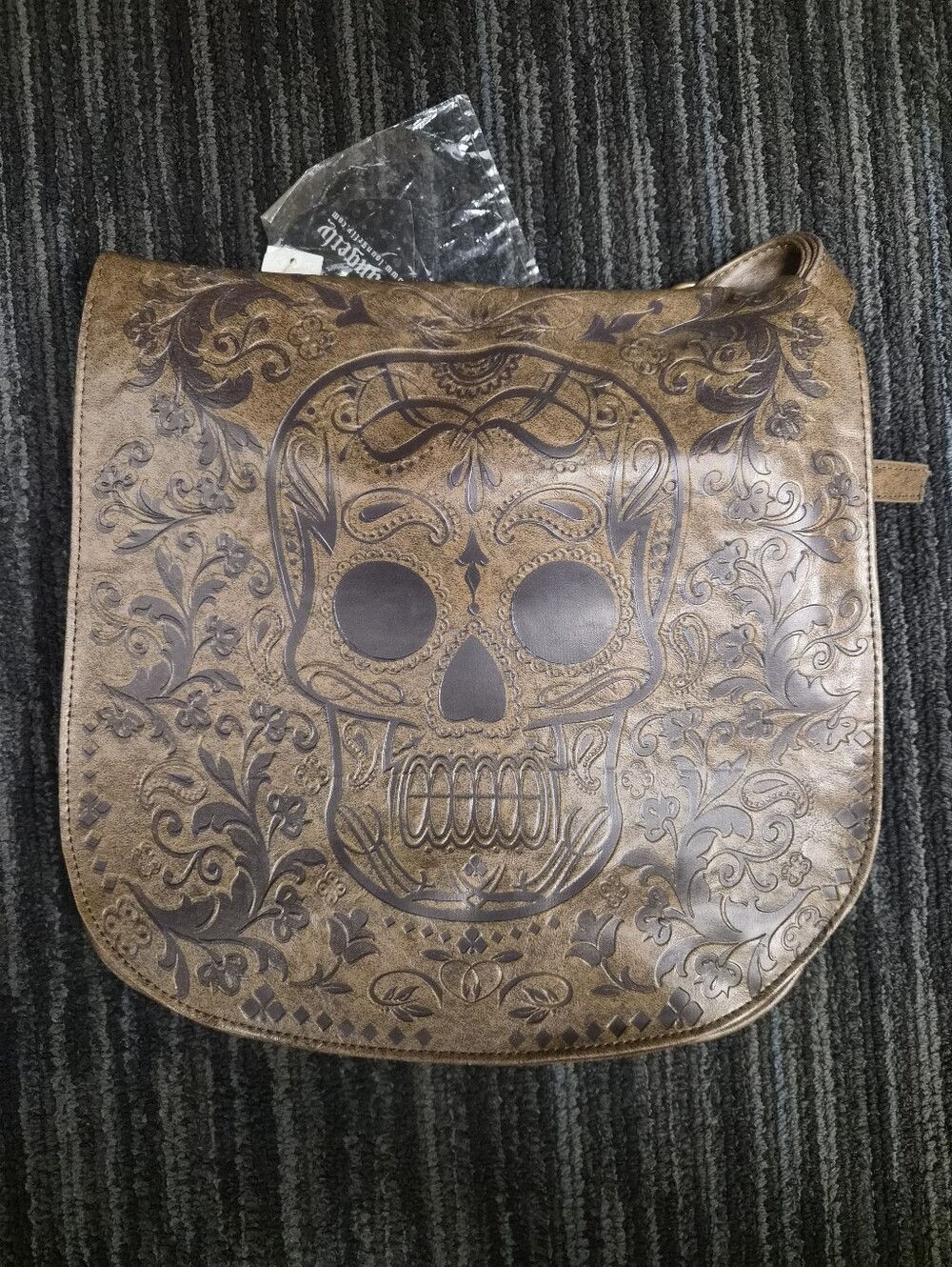 Loungefly Embossed Sugar Skull Bag